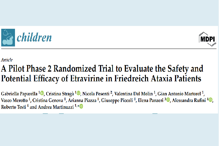 Lire la suite à propos de l’article Un essai pilote randomisé de phase 2 évalue la sécurité et la potentielle efficacité de l’etravirine parmi les patients atteints d’Ataxie de Friedreich